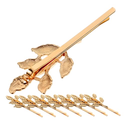 SOIMISS 8 Stück Blattform Leichte Langlebige Bobby Pins für Dickes Haar Rutschfest Damen Haaraccessoires für Braut Brautjungfern und Alltag Modisch und Bequem von SOIMISS