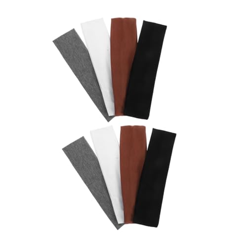 SOIMISS 8 Stück Elastische Fitness Haarbänder Verstellbare Rutschfeste Kopfband für Yoga Joggen und Trendigen Farben von SOIMISS