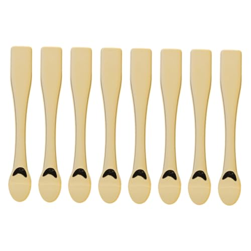 SOIMISS 8 Stück Kosmetische Löffel Spatel Für Hautpflege Abs Gold Für Lotionen Und Cremes Tragbar Reisegröße Hautpflege Tools von SOIMISS