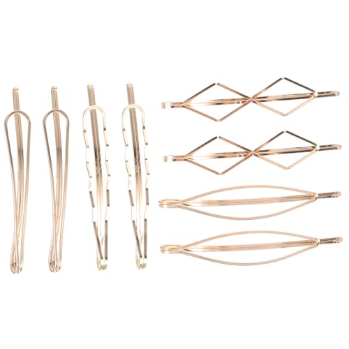SOIMISS 8 Stück Teiliges Geometrisches Haarklammer Gold für Damen Minimalistische Bobby Pins und Haaraccessoires für Festliche Frisuren Bequem und für von SOIMISS
