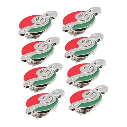 SOIMISS 8 Stück Teiliges Musiknoten Anstecknadeln Emaille Broschen für Damen Leichte Vielseitige Schmuck Accessoires für Kleidung Taschen Hüte für Musiker Konzerte Festivals und Alltag von SOIMISS