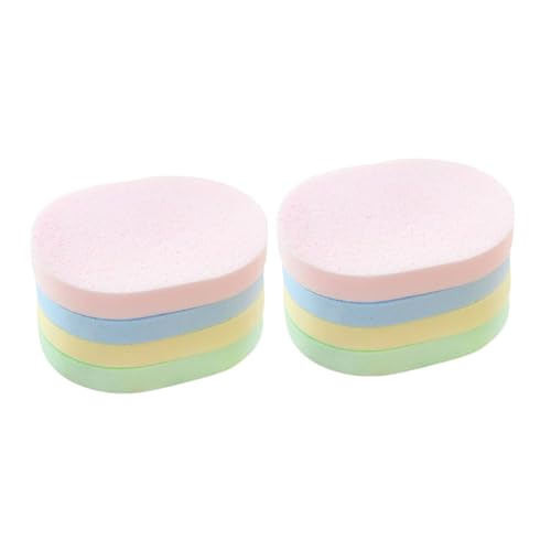 SOIMISS 8 Stück Teiliges Runde Gesichtsreinigungsschwämme Weiche Makeup entferner Pads Sanfte Gesichtsreinigung mit Reichhaltigem Schaum Kompakt und Handlich Zufällige Zufällige Farbe von SOIMISS