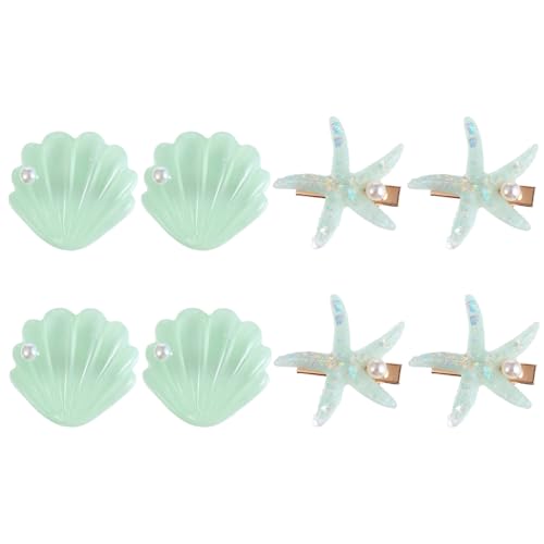 SOIMISS 8stücke Zarte Haar Clips Muschel Haarnadeln Mädchen Kopfschmuck Haar Zubehör Für Party von SOIMISS