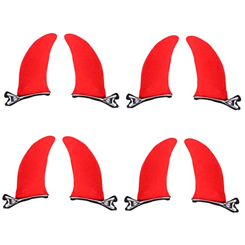 SOIMISS 8stücke Teiliges Halloween Teufelshorn Haarclip Lustige Cosplay Kopfbedeckung Für Partys Und Festivals Leicht Und Langlebig Haardekoration Für Festlichkeiten von SOIMISS