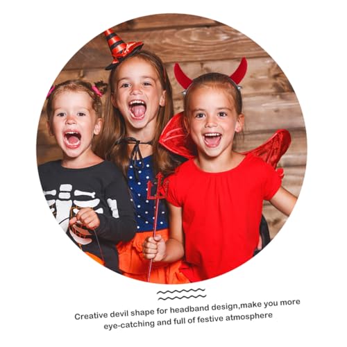 SOIMISS 8stücke Halloween Teufelshörner Haarschmuck Für Kostümparty Kreative Haarclips Für Erwachsene Langlebig Und Auffällig Für Und Cosplay von SOIMISS