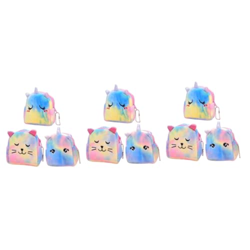 SOIMISS 9stücke Geldbörse Für Mädchen Dekorative Tier Münzbeutel Im Einhorn-Design Perfektes Accessoire Für Kinderpartys Und Freizeitaktivitäten von SOIMISS