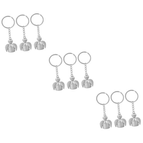 SOIMISS 9stücke Teiliges Deko-Engel Schlüsselring Metallanhänger Für Taschen Und Schlüssel Kreative Mit Einzigartigem Design Für Stilvolle Akzente Und Erinnerungswert von SOIMISS