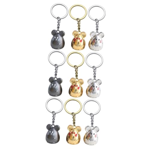 SOIMISS 9 STK Schlüsselanhänger-anhänger Tiertaschenanhänger Sternzeichen Schlüsselanhänger Schlüsselanhänger Rattenjahr Schlüsselanhänger Geldbörse-schlüsselanhänger Anhänger von SOIMISS