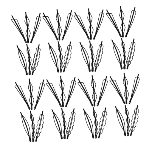 SOIMISS 90 Stück Teiliges Schwarze Metall Haarnadeln mit Starkem Minimalistisches Design Vielseitig für Damen zum Styling von Hochsteckfrisuren und Alltag für Festen Sitz bei Wind und von SOIMISS