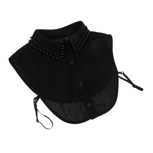 SOIMISS Abnehmbare Damen Kragen mit Imitationsperlen Dekorativer Fake Krageneinsatz aus Strapazierfähigem Eleganter Blusenkragen für Vielseitige Looks bei Besonderen Anlässen und Alltag von SOIMISS