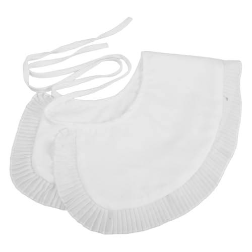 SOIMISS Abnehmbarer Damen Fake Kragen aus Polyester Runder Ausschnitt Vielseitiges Modeaccessoire für Blusen Pullover und Kleider Weicher Falscher Kragen Eleganter Look für Damen von SOIMISS