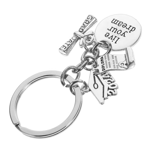 SOIMISS Graduierung Schlüsselanhänger Aus Langlebigem Zinklegierungsmaterial Abschluss Für Rucksäcke Schlüssel Dekoration Für Absolventen von SOIMISS