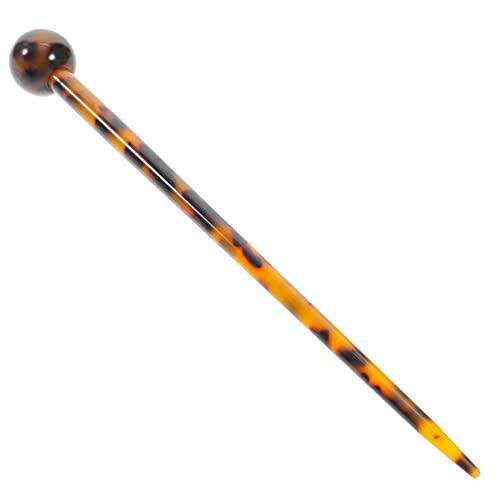 SOIMISS Acetat Haarnadel Schildpatt Haarstab Haarnadel für Dickes Haar Elegant Rutschfest Haarschmuck Damen und Mädchen Stilvolles Haaraccessoire für Bun Frisuren von SOIMISS