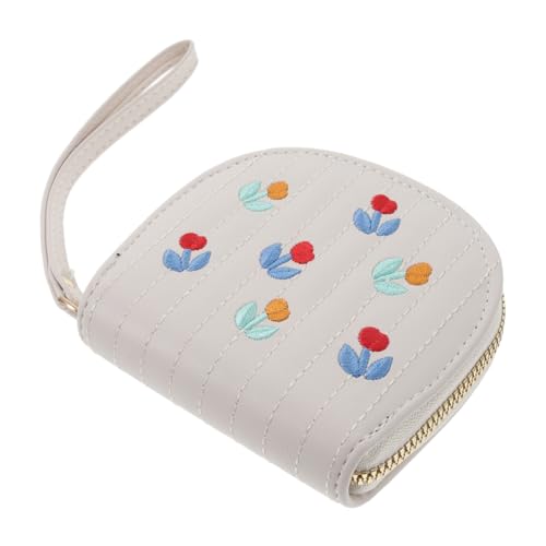 SOIMISS Geldbörse Mit Stickerei Kleines Portemonnaie Münzgeldbörse Aus Pu-Material Und Vielseitig Einsetzbar Für Reisen Business Und Outdoor-aktivitäten Mit Multi-Slot-Design Für Bequemen von SOIMISS