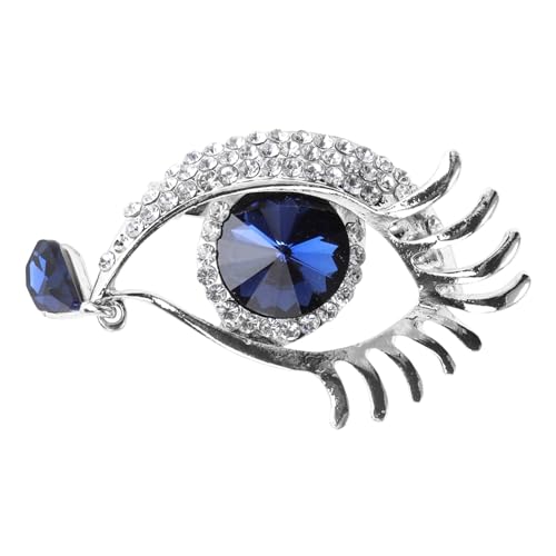 SOIMISS Augenförmige Brosche Silber mit Strass Stilvolle Corsage Dekoration für Damen Modisches Accessoire für Kleidung und Besondere Anlässe SOIMISS Augenförmige Brosche Silber mit Strass Stilvolle Corsage Dekoration für Damen Modisches Accessoire für Kleidung und Besondere Anlässe von SOIMISS