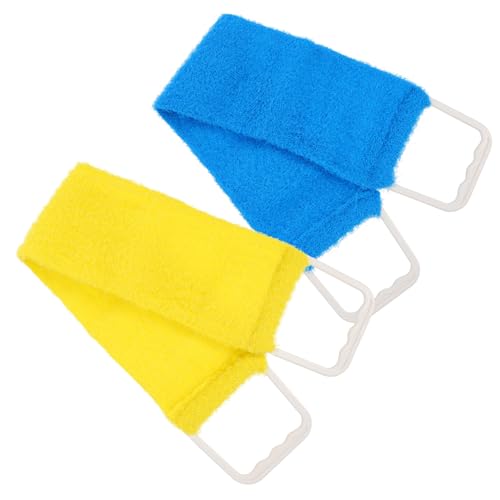 SOIMISS Badetuch Duschschrubber Peeling Scrub Peeling-Badestreifen Peeling-Körperpeeling Peeling-Körpertuch Bade-Peeling-Handtuch Badeschrubberband Hautpeelingbad Blau Zufällige Farbe von SOIMISS
