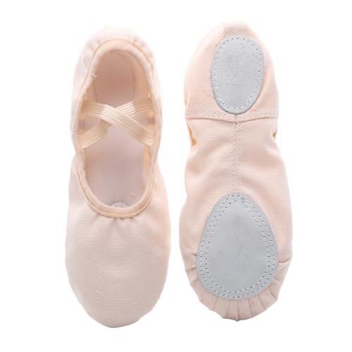 SOIMISS Ballettschuhe Schnürsenkel Elastisch Leicht rutschfest mit Professioneller Rutsch Sohle für Yoga Tanz Ballett Jungen Mädchen Erwachsene Rosa von SOIMISS