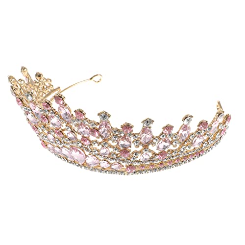 SOIMISS Barock Braut Tiara mit Funkelnden Kristallen Leichtes und Bequemes Stirnband für Damen Hochzeit Krone Geburtstagskrone Party Haarschmuck für Mädchen von SOIMISS
