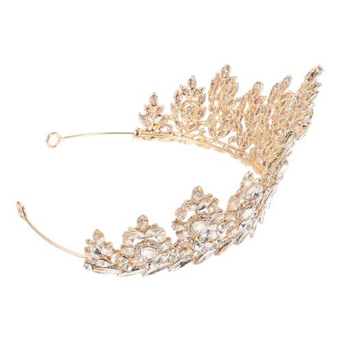SOIMISS Barock Hochzeit Krone Damen Strass Braut Tiara Hochzeits Haaraccessoire Barockstil Zinklegierung Leicht Elegant Für Geburtstag Abschlussball Festliche Anlässe von SOIMISS