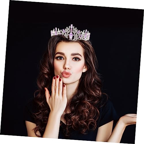 SOIMISS Barock Prinzessin Haarschmuck mit und Silbernen Strasssteinen Funkelndes Braut Stirnband für Hochzeit Geburtstag Festliche Anlässe Eleganter Kopfschmuck für Damen und Mädchen von SOIMISS