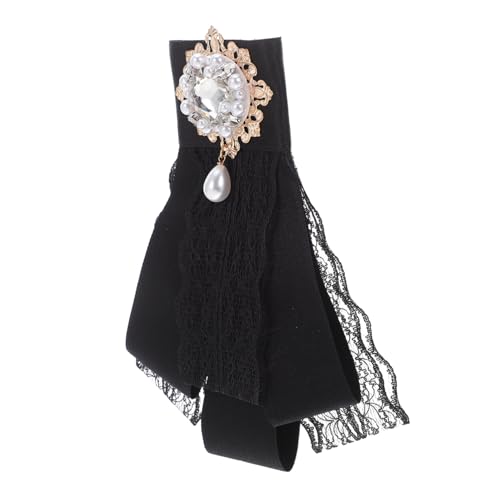 SOIMISS Barock-inspirierte Strass-perlen Brosche Vorgebundene Schleifen-anstecknadel Vielseitiges Mode-accessoire für Damen Schmuck für Hemd Bluse Tasche oder Frisur Eleganter Schwarzer SOIMISS Barock-inspirierte Strass-perlen Brosche Vorgebundene Schleifen-anstecknadel Vielseitiges Mode-accessoire für Damen Schmuck für Hemd Bluse Tasche oder Frisur Eleganter Schwarzer von SOIMISS