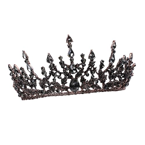 SOIMISS Barockstil Tiara Haaraccessoire für Frauen Filigrane Leichter Schmuck für Hochzeit Geburtstag Braut und Festliche Anlässe Eleganter Haarschmuck mit Glänzender Oberfläche von SOIMISS