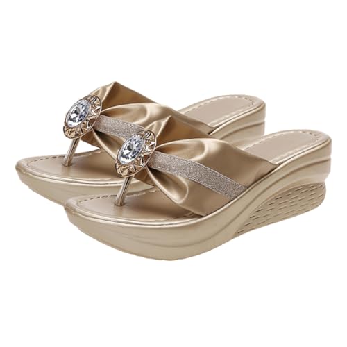 SOIMISS Bling Sandalen Damen mit Glitzersteinen Dicke Sohle Rutschfeste Sommer Strand Slipper Modische Plateau Flip Flops Glitzernde Zehentrenner für Alltag und Urlaub SOIMISS Bling Sandalen Damen mit Glitzersteinen Dicke Sohle Rutschfeste Sommer Strand Slipper Modische Plateau Flip Flops Glitzernde Zehentrenner für Alltag und Urlaub von SOIMISS