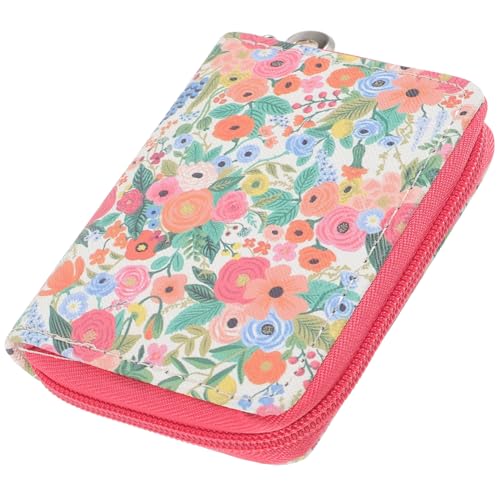 SOIMISS Blumendruck Münzgeldbörse Kleine PU Geldbörse Damen Portemonnaie Leicht Robust Für Schlüssel Karten Lippenstift Organizer Alltag Tasche von SOIMISS