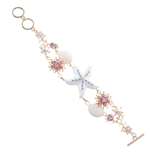 SOIMISS Boho Muschelarmband mit Strass Handgefertigter Meerjungfrau Strand Schmuck Verstellbarer Shell Bangle Sommer Ocean Beach Armband für Urlaubs Hochzeitsfeiern SOIMISS Boho Muschelarmband mit Strass Handgefertigter Meerjungfrau Strand Schmuck Verstellbarer Shell Bangle Sommer Ocean Beach Armband für Urlaubs Hochzeitsfeiern von SOIMISS