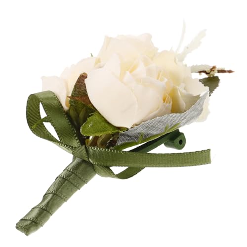 SOIMISS Elegante Tasche Boutonniere Realistische Künstliche Corsage Hochzeit Trauzeugen Brautjungfern von SOIMISS