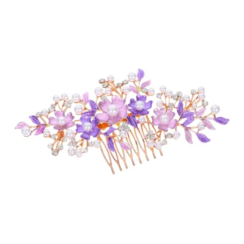 SOIMISS Braut Haarschmuck Haarkamm mit Rosenblüten für Damen Eleganter Kopfschmuck für Hochzeiten Brautjungfern und Besondere Anlässe Handgefertigter Hochzeitsschmuck von SOIMISS