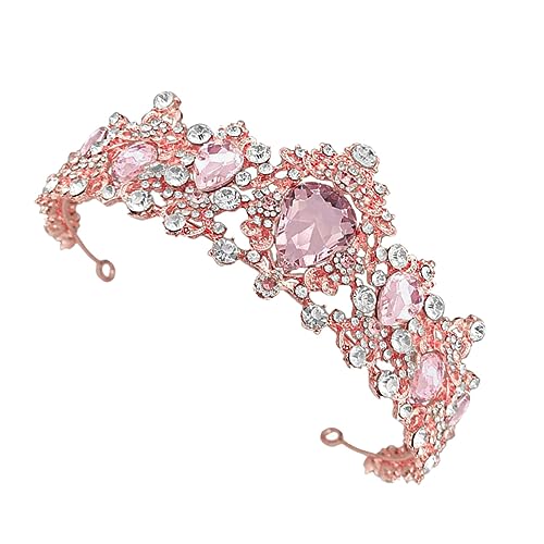 SOIMISS Braut Kristallkrone Barock Stirnband Glänzend Elegant Schmuck Hochzeit Damen Mädchen Zubehör von SOIMISS