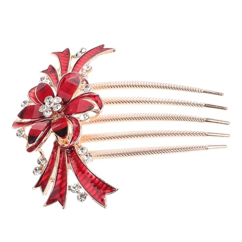 SOIMISS Brautschmuck Set Hochzeit Haarkamm Strass Braut Seitlicher Kamm Kristall Haarteil Haarspangen Hochzeit von SOIMISS