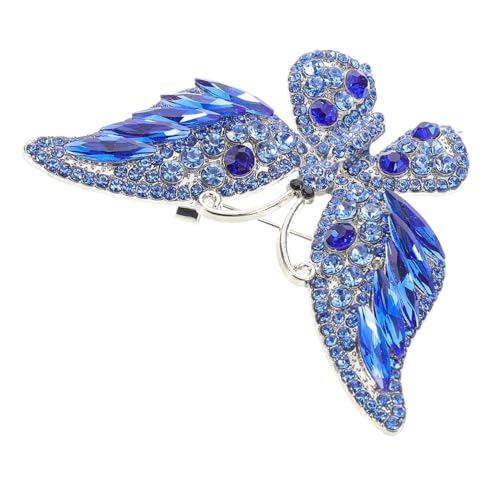 SOIMISS Funkelnde Schmetterlingsbrosche für Damen Strass Anstecknadel Elegantes Design Insektenmotif für Schals und Kleidung von SOIMISS