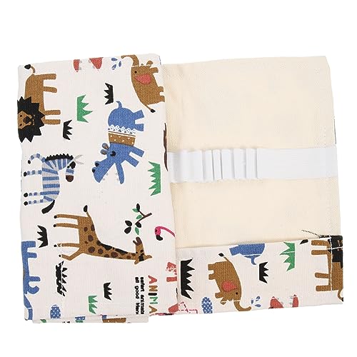 SOIMISS Canvas Roll Up Pencil Case Fächer Zeichnung Stifterolle Organizer für Farb Aquarell und Zeichenstifte Große Kapazität Federmäppchen mit Individuellem Schutz für Künstler und von SOIMISS