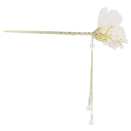 SOIMISS Chinesischer Haarstab mit Stoffblume und Perlenquaste Eleganter Haarschmuck für Frauen Langlebiger Haarstab für Hochzeit Cosplay und Besondere Anlässe SOIMISS Chinesischer Haarstab mit Stoffblume und Perlenquaste Eleganter Haarschmuck für Frauen Langlebiger Haarstab für Hochzeit Cosplay und Besondere Anlässe von SOIMISS