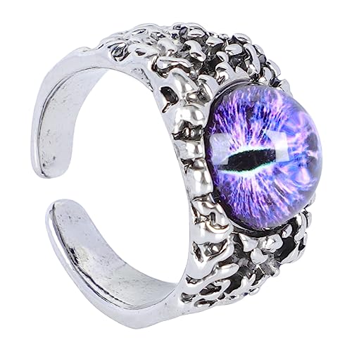SOIMISS Dämonenauge Ring Mädchen Schmuck offener Ringohrring Stern Schmuckring Armbänder verstellbare ringe verstellbarer ring deko Anruf offene Ringe Vintage offener Ring Eisen Violett SOIMISS Dämonenauge Ring Mädchen Schmuck offener Ringohrring Stern Schmuckring Armbänder verstellbare ringe verstellbarer ring deko Anruf offene Ringe Vintage offener Ring Eisen Violett von SOIMISS