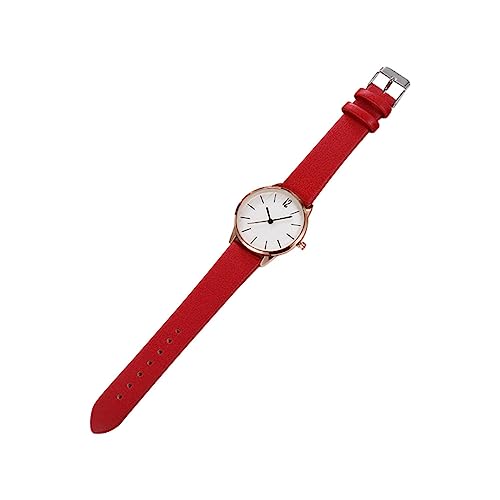 SOIMISS Pu Kunstleder Armbanduhr Damen Quarzuhr Lässige Uhr Mode Armbanduhr Für Frauen Student Uhr Mit Atmungsaktivem Band Aus Langlebigen Materialien Für Präzise Zeitmessung von SOIMISS