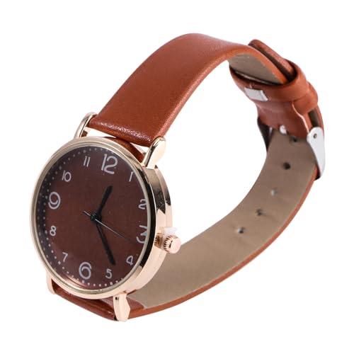 SOIMISS Damen Armbanduhr Quarzuhr mit PU Lederarmband Minimalistisches Design für Besondere Anlässe Perfektes für Frauen von SOIMISS