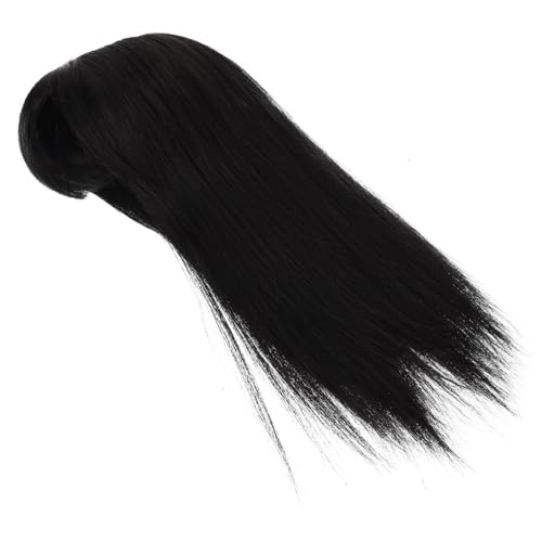 SOIMISS Damen Haar Topper für Dünnes Haar Unsichtbares Haarteil Natürliche Schwarze Farbgebung Volumenspendend Clip für Nahtlosen Tragekomfort Kleber Atmungsaktiv und Leicht von SOIMISS