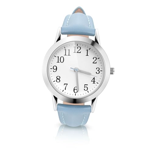 SOIMISS Damen Quarzuhr Chic Armbanduhr Mit Armband Damenarmbanduhr Modische Uhr Für Frauen Blau Ergonomisches Design Für Alltag von SOIMISS