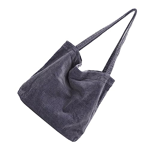 SOIMISS Retro-Design Cord-umhängebeutel Für Damen Lässige Einkaufstasche Mit Großem Fassungsvermögen Tragbare Handtasche Für Alltag Und Shopping von SOIMISS