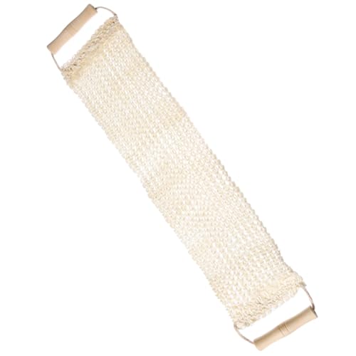 SOIMISS Doppelseitiges Peeling Badetuch mit Zugband Effektive Rückenreinigung Leichtes Saugfähiges Badeschrubbtuch für Dusche und Bad Geeignet für Körperpflege und Hautreinigung von SOIMISS