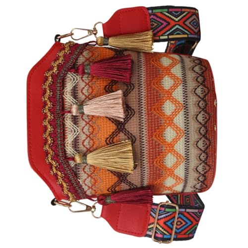 SOIMISS Eimertasche Damen Umhängetasche Ethno- Umhängetasche Handytasche Einkaufen Auf Reisen von SOIMISS