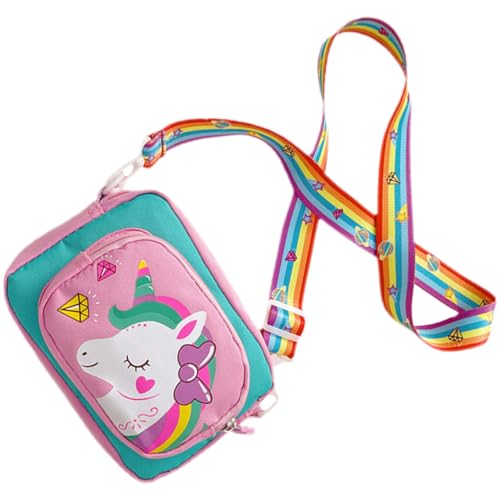 SOIMISS Einhorn Geldbörse für Kleine Mädchen Multifunktionale Umhängetasche Cartoon Design für Jahren Handytasche und Geldbörse von SOIMISS