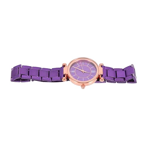 SOIMISS Elegante Armbanduhr Für Damen Edelstahl-Armband Modische Quarzuhr Für Freizeit Business Und Alltag Kratzfest Und Langlebig von SOIMISS