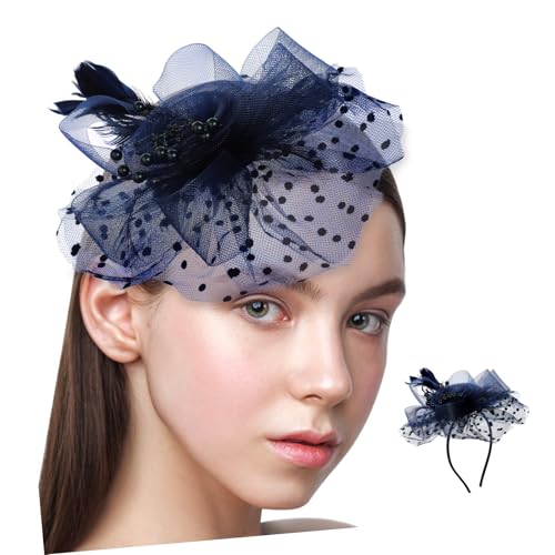 SOIMISS Eleganter Tea Party Fascinator für Damen Leichtes Netz und Baumwolle Komfortabel und Vielseitig für Hochzeit Geburtstag und Festliche Anlässe Stilvolles Haarschmuck Accessoire von SOIMISS