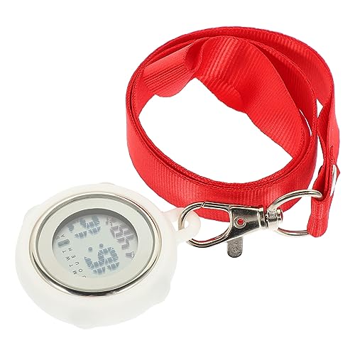 SOIMISS Krankenschwester Taschenuhr Mit Schlüsselanhänger Elektronische Digitale Fob-Uhr Für Pflegepersonal Tragbar Und Praktisch Clip Design Rot Für Alltag SOIMISS Krankenschwester Taschenuhr Mit Schlüsselanhänger Elektronische Digitale Fob-Uhr Für Pflegepersonal Tragbar Und Praktisch Clip Design Rot Für Alltag von SOIMISS