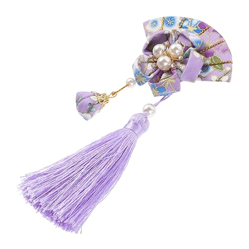 SOIMISS Japanische Fächer-haarspange Mit Quaste Traditionelles Haaraccessoire Für Damen Für Hochzeiten Festivals Und Cosplay Und Elegant von SOIMISS