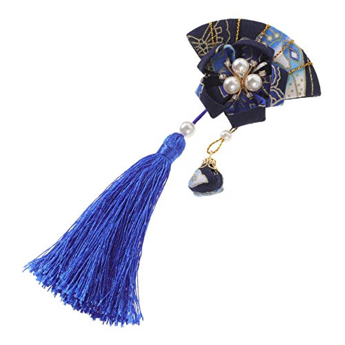 SOIMISS Japanischer Haarschmuck Clip Mit Quaste Fächer-haarspange Für Damen Handgefertigter Haarschmuck Für Traditionelle Frisuren Und Kimonos Für Hochzeiten Und Besondere Anlässe von SOIMISS